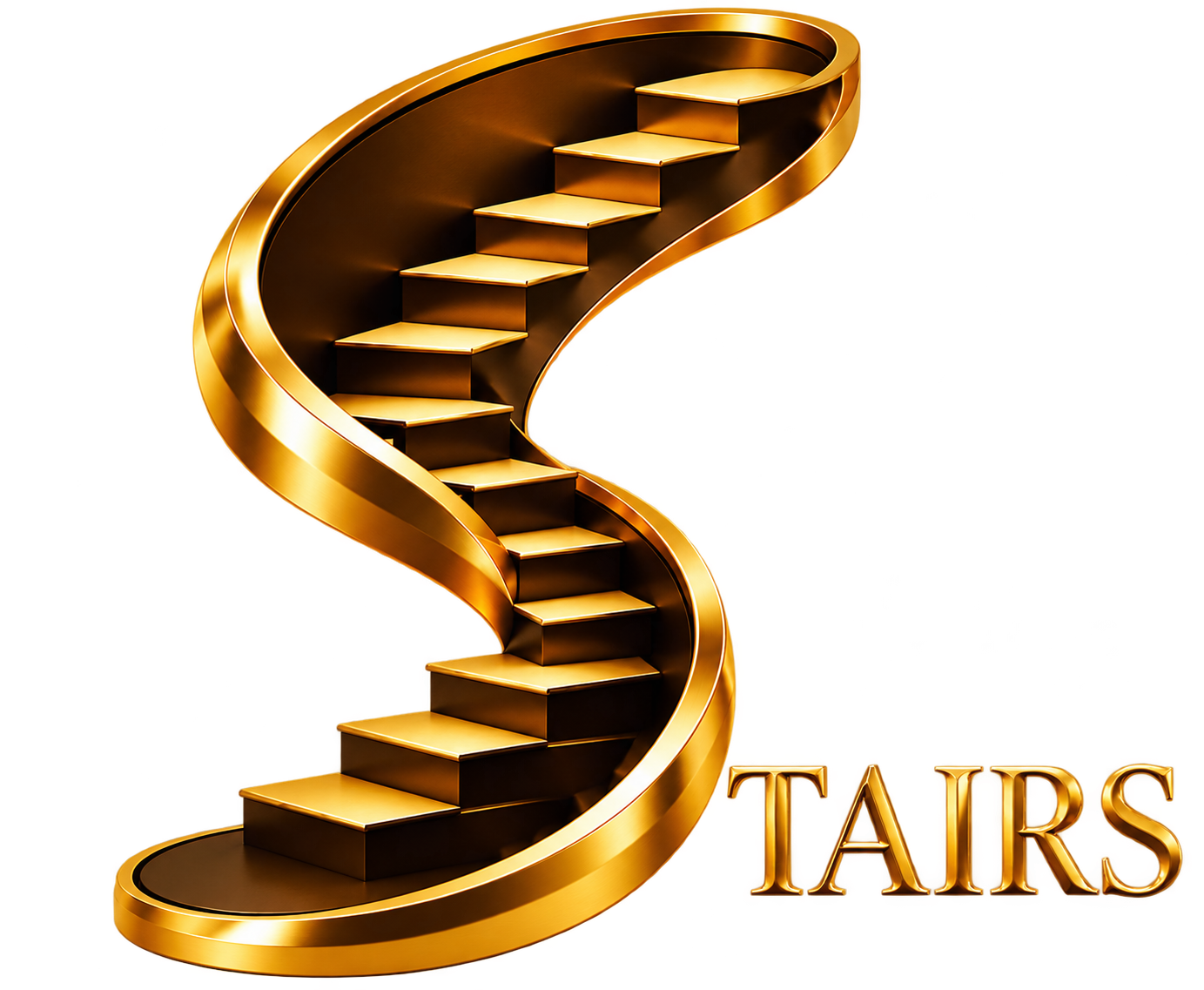 STAIRS — golden spiral staircase mark