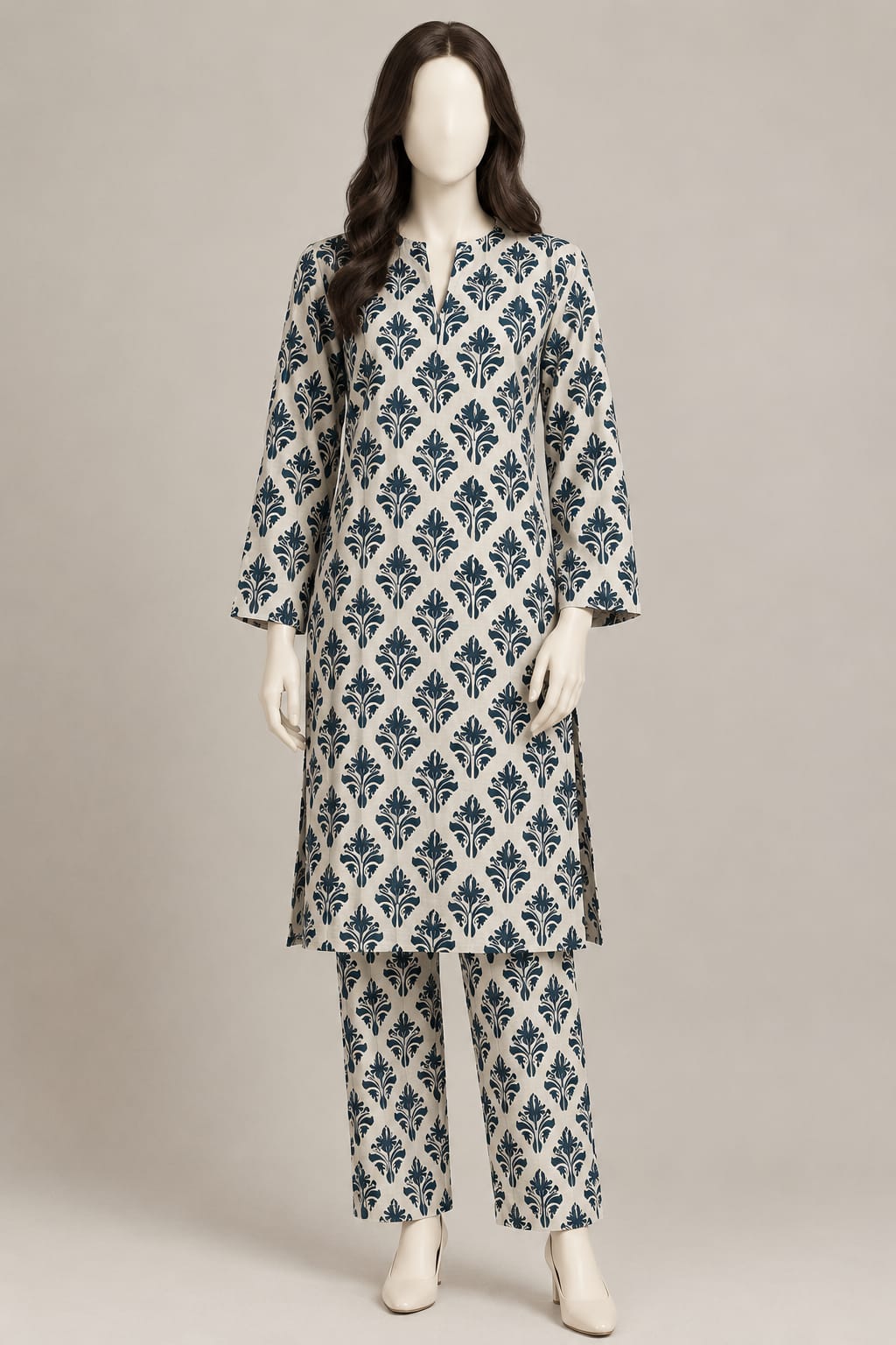 2-Piece Unstitched Khaddar Suits