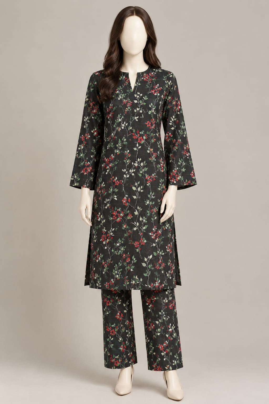 2-Piece Unstitched Khaddar Suits