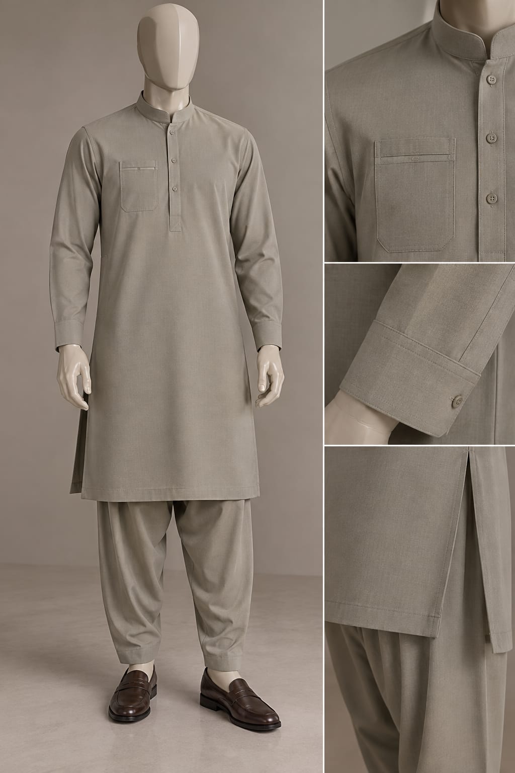 Pistachio Boski Men's Shalwar Kameez
